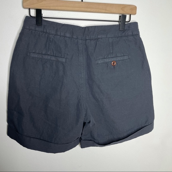Guideboat Co. Lake Como Cotton Linen Navy Short 26 - Picture 4 of 10